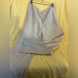 Chelsea 28 khaki  colored linen pants Size 1